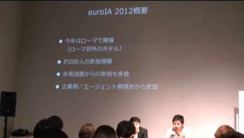Euro IA 2012 Redux in Tokyo