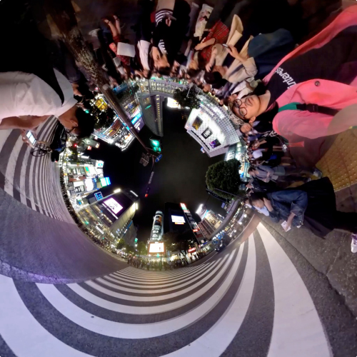 vr_1_sibuya_500 全天球動画のキャプチャ(その1)