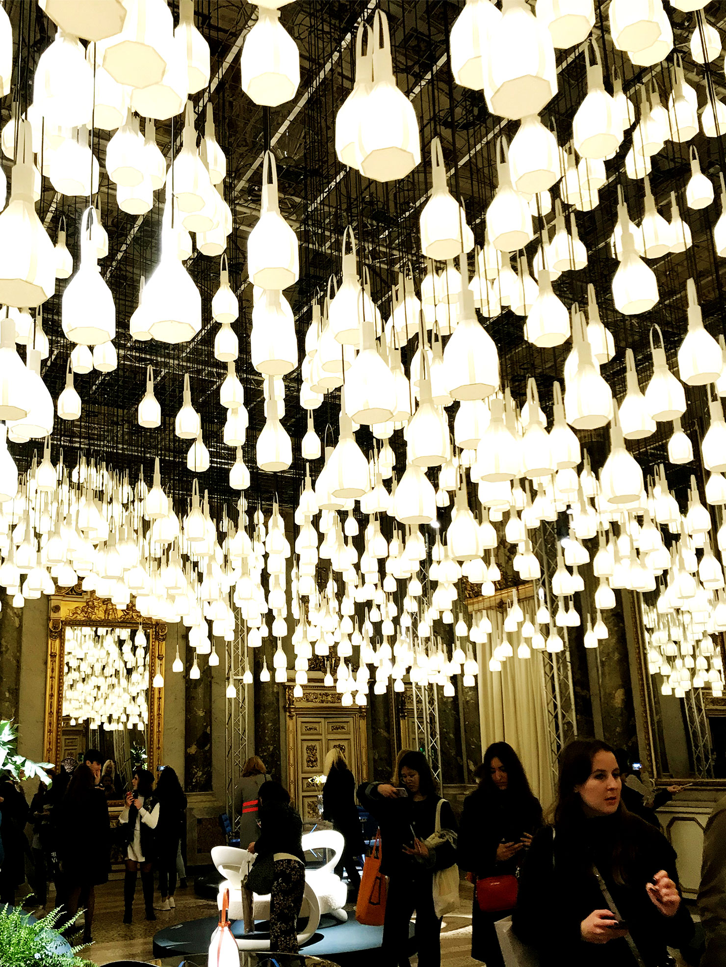 写真：Louis Vuittonの展示（その1）