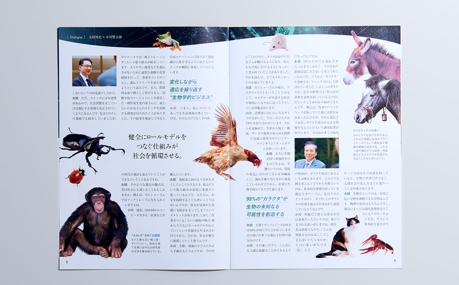 写真：対談誌面