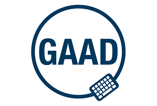 Global Accessibility Awareness Day（GAAD）のロゴ