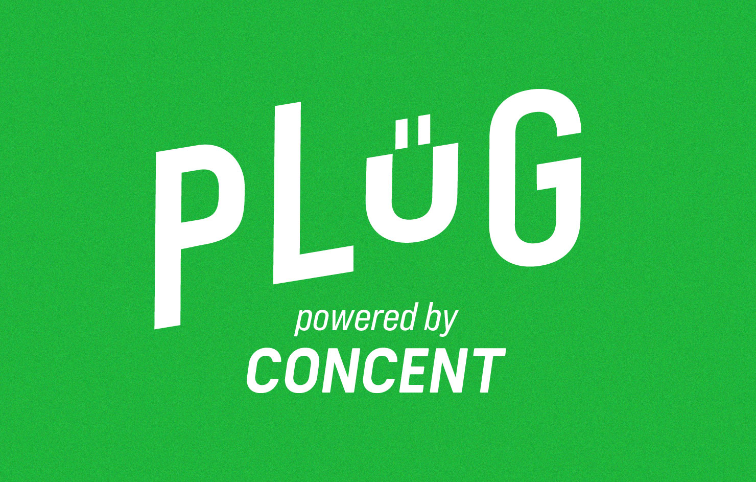株式会社コンセントの調査サービス「PLUG powered by CONCENT」のロゴ画像。
