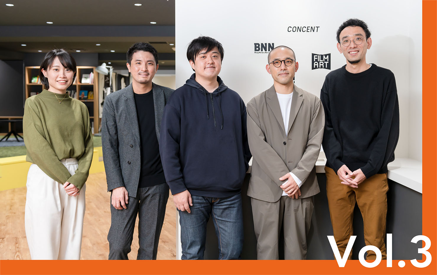 写真:対話に参加したメンバー5名の集合写真