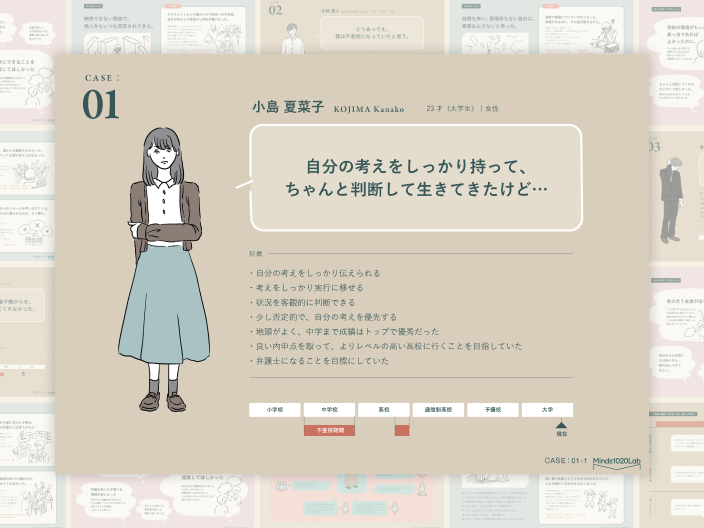 記事のメインビジュアル。資料のページが並んでいる。