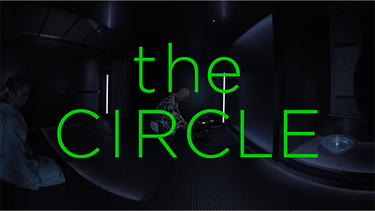 「the CIRCLE」の文字が入った動画のスクリーンショット