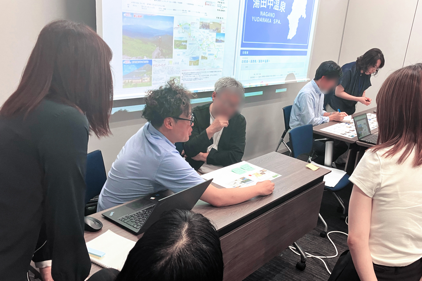 提案書1on1レビューの写真。