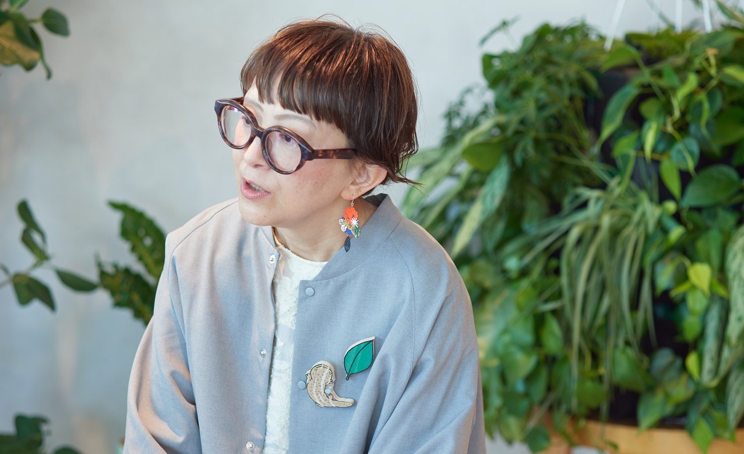 油井氏が話す様子。