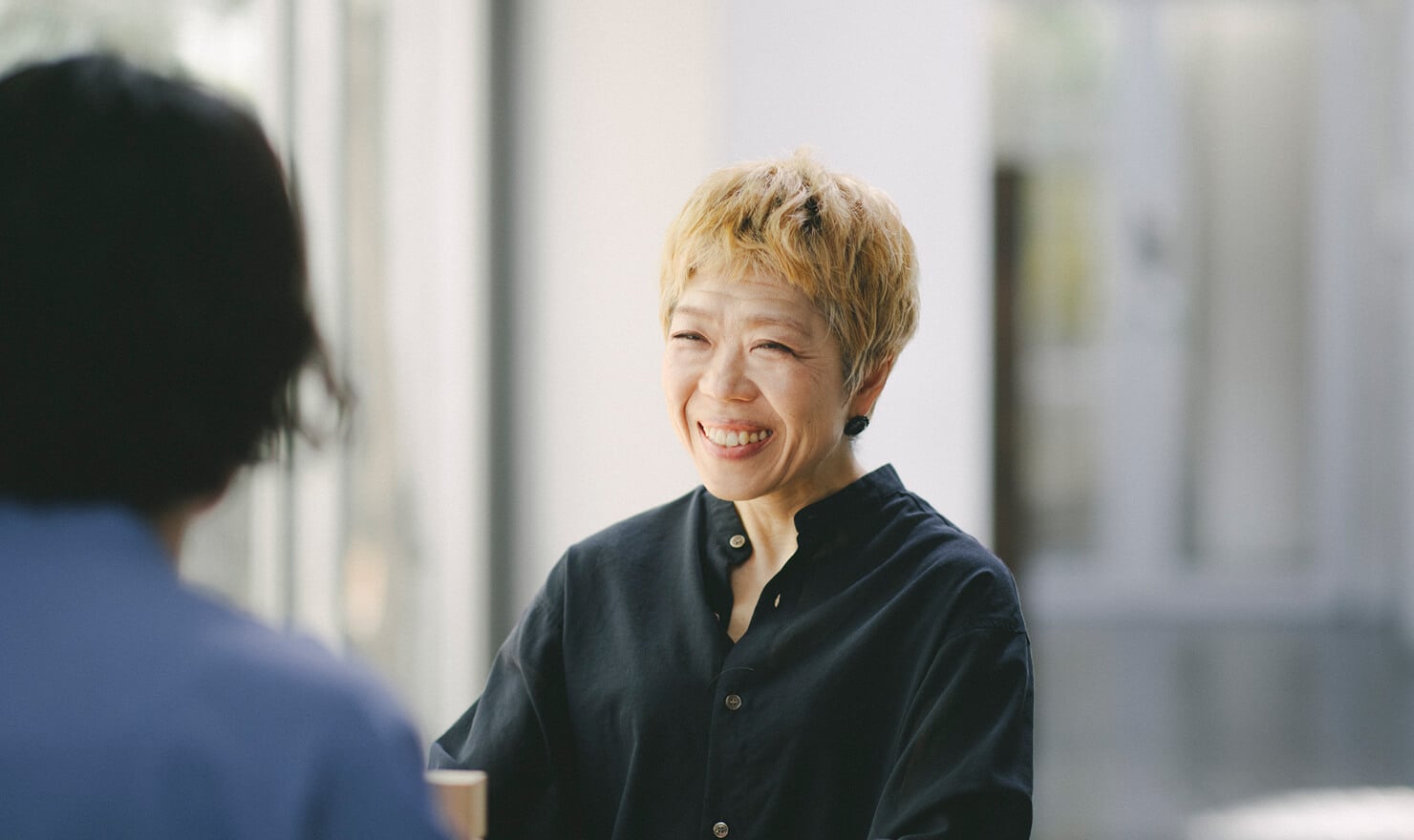 高石が話している様子。